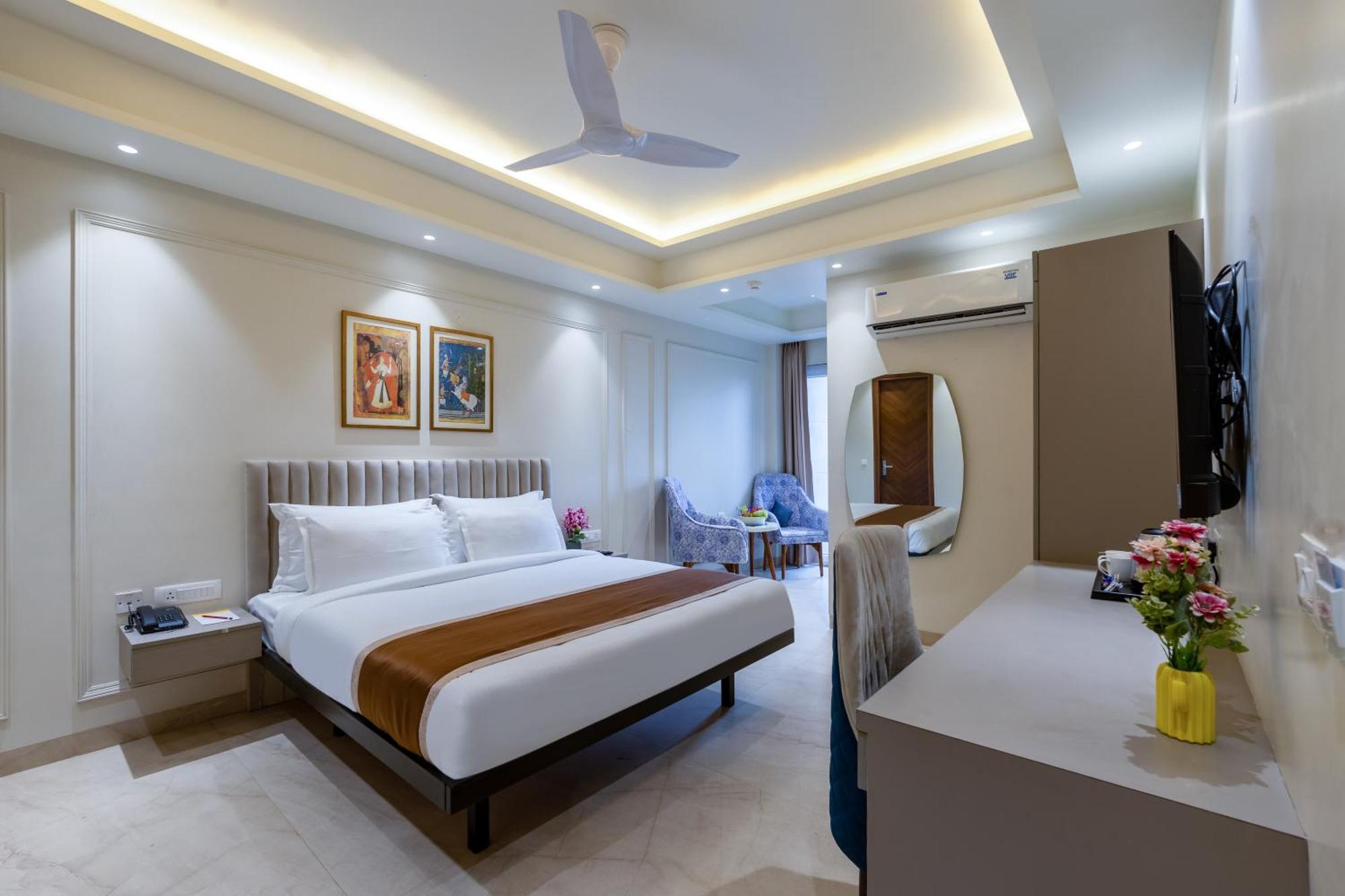 Hotel Ginger Palace Delhi Airport نيودلهي المظهر الخارجي الصورة